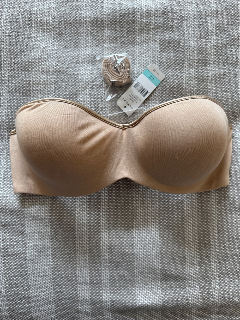 Natori Strapless Bandeau Bra - Nude/Beige